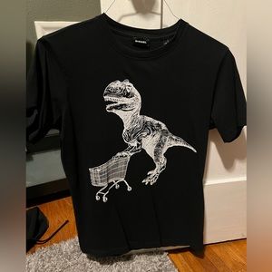 Diesel Dinosaur shopping cart tshirt size small - Tee Shirt